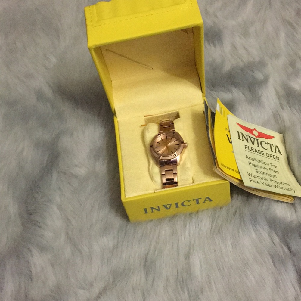 Rose gold Invicta Watch